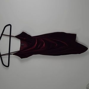 Windsor strappy wrap velvet cocktail party mini dress